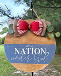 One Nation Door Hanger