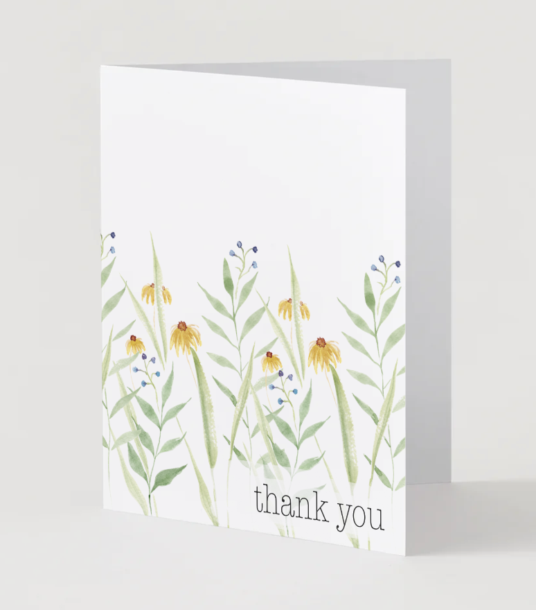 Thank You Card {Wildflower}