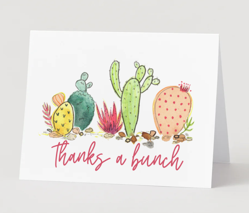 Thank You Card {Cactus}