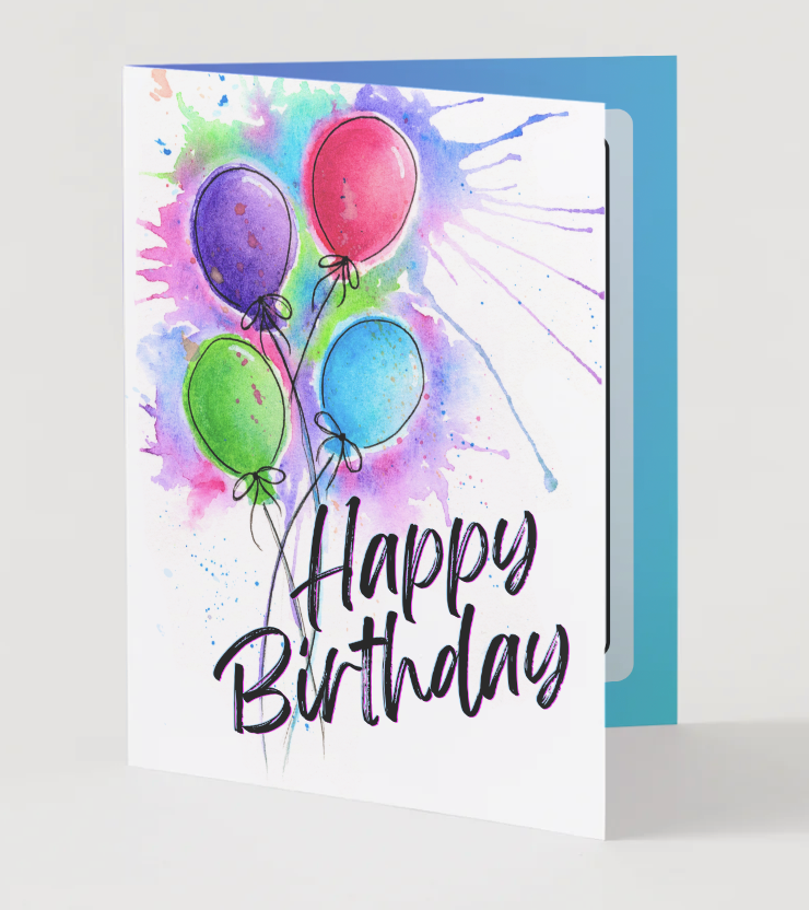 Birthday Balloon Splatter